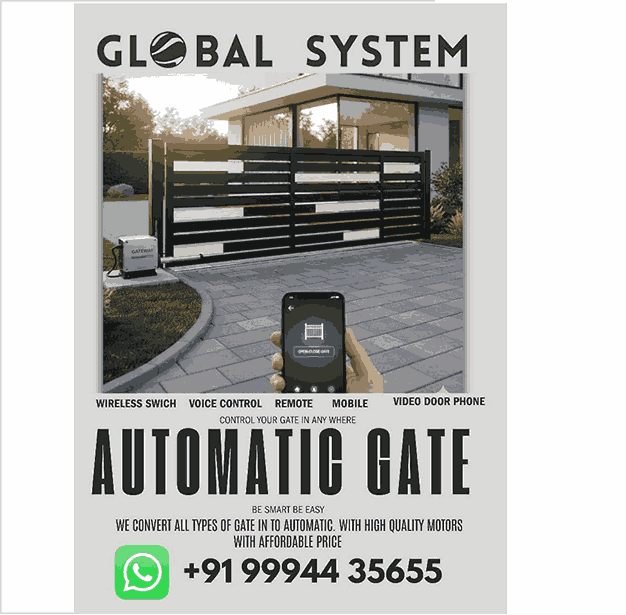 Global Gate Automation system in Marthandam